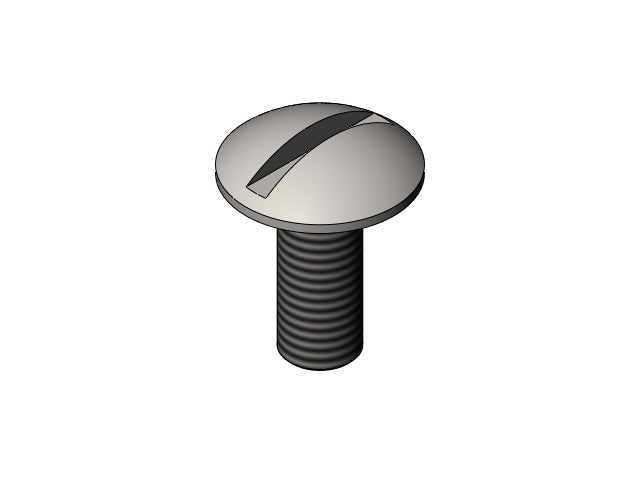 SCREW M4X10 MUSHROOM SLOTTED HEAD S/S