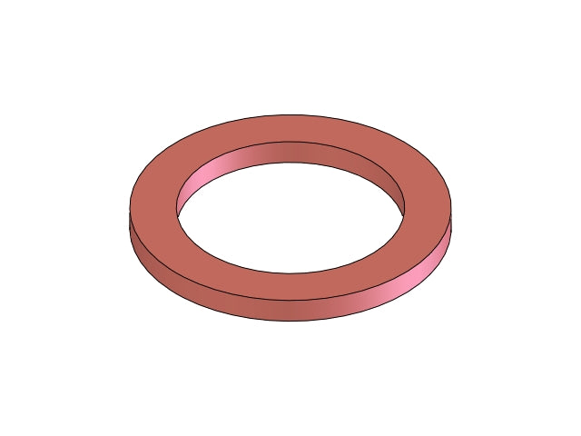 WASHER 13,5X19X1,5 COPPER