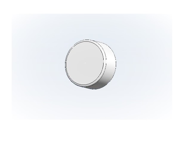 CAP NUT M8 CHROMED GLASS PANEL
