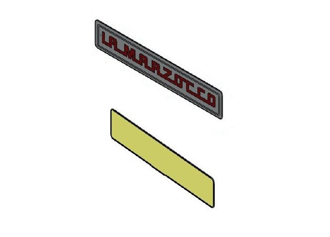 SMALL LAMARZOCCO LOGO PLATE