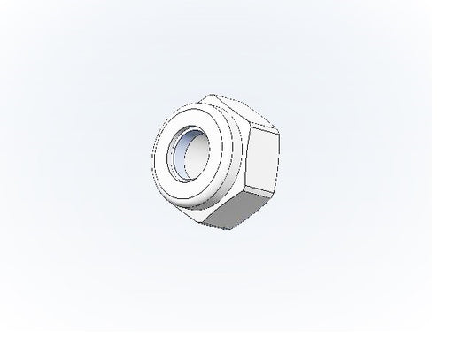 SELF LOCK NUT M5 H5 WR8 GALVANIZED