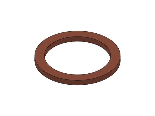 WASHER 22X17X1,5 COPPER
