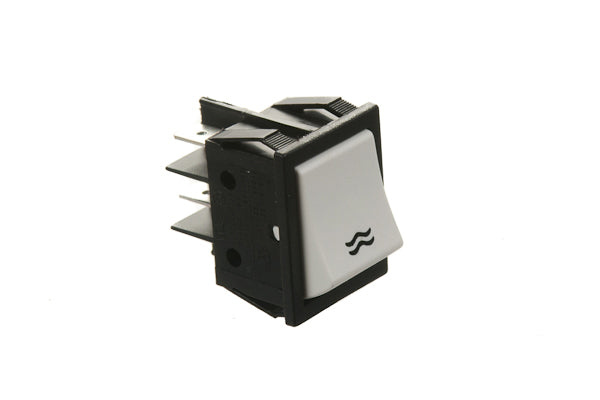 WHITE PUSH BUTTON WITH WATER