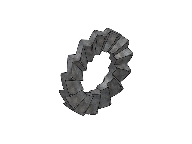 TOOTH LOCK WASHER 4X8X1 GALVANIZED